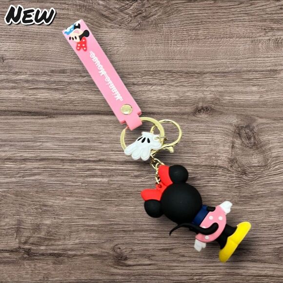 NEW Minnie Mouse Dangle Keychain – Adorable Disney Accessory - Picture 4 of 5